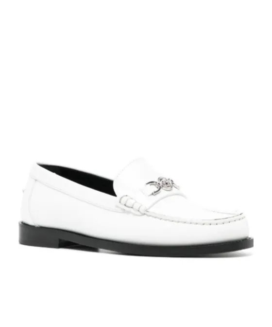 Logo-Plaque Slip-On Loafers