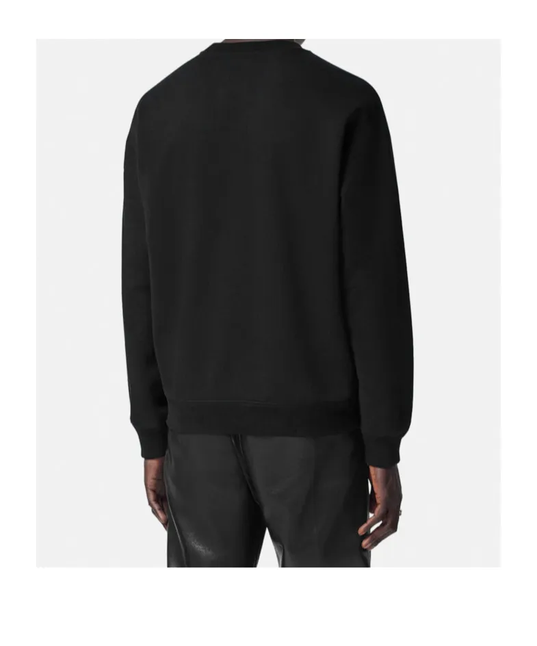 Pin-Printed Crewneck Sweatshirt