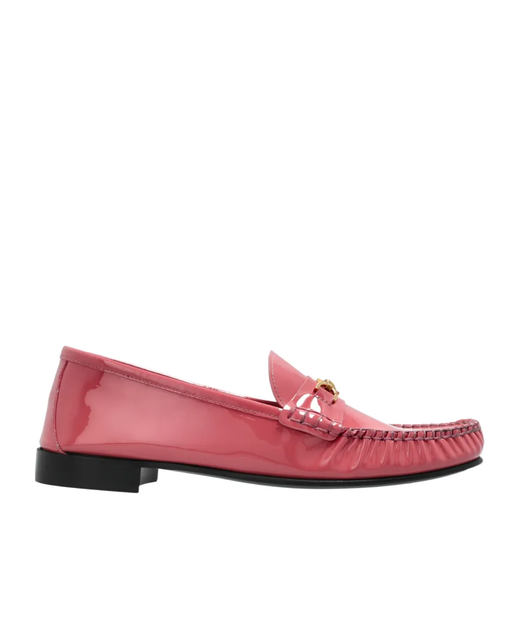 Medusa-Plaque Slip-On Loafers