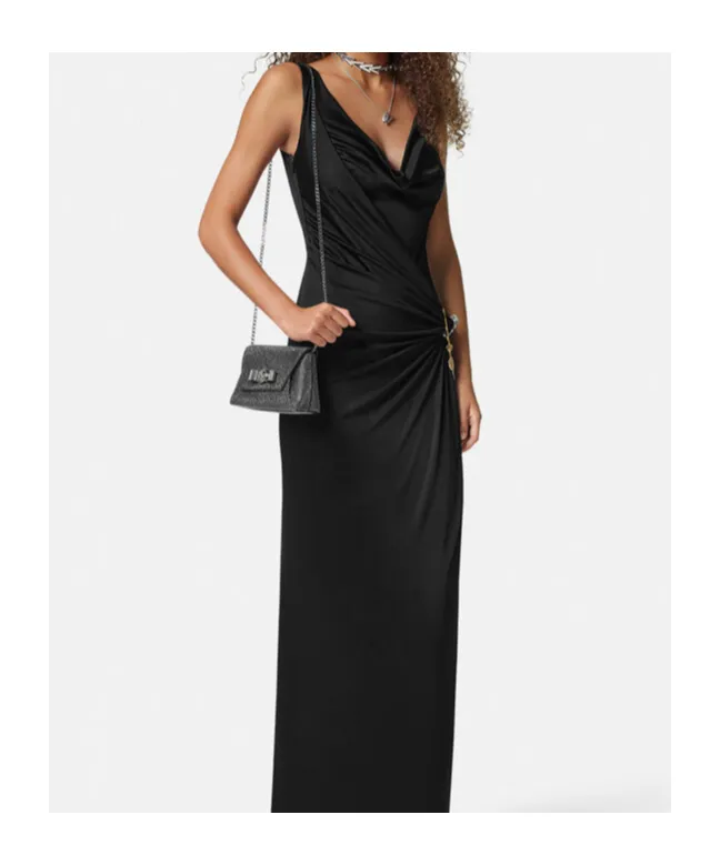 Gianni Ribbon Embellished Clutch Bag