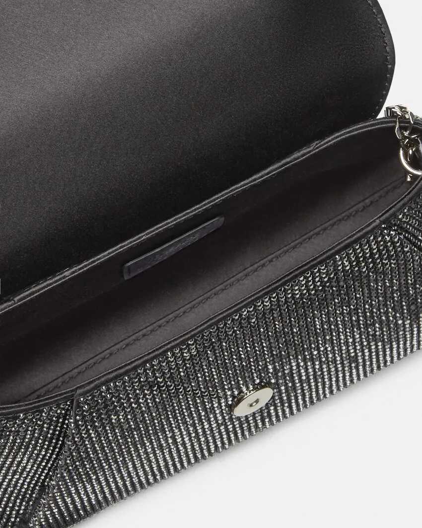 Gianni Ribbon Embellished Clutch Bag