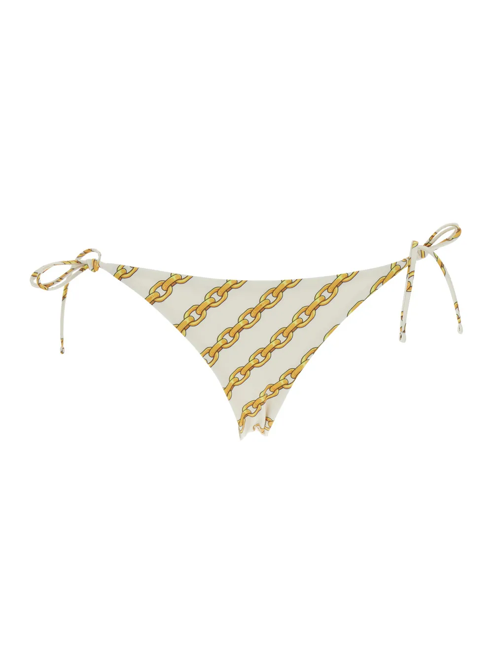 Chain-Printed Tie Fastened Bikini Bottoms