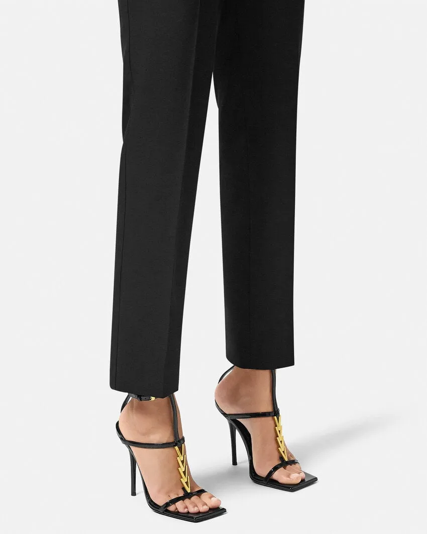 V2025 Chain Square-Toe Sandals