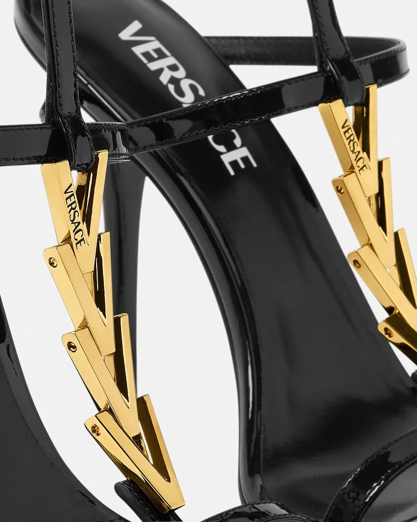 V2025 Chain Square-Toe Sandals