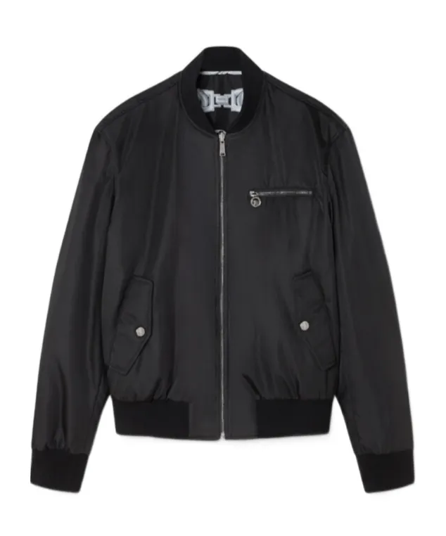 Reversible Zipped Bomber Jacket