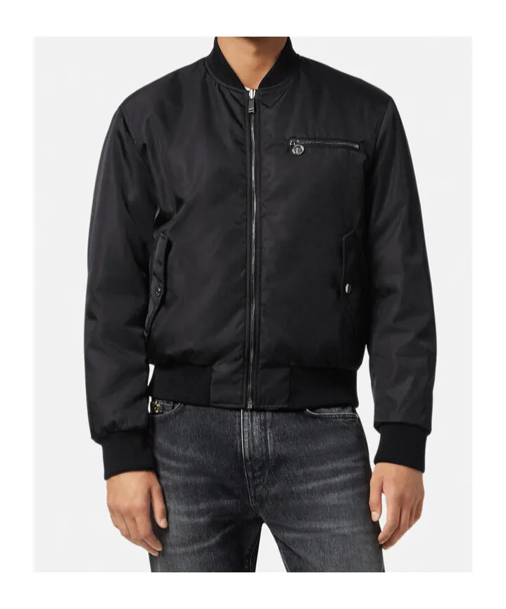 Reversible Zipped Bomber Jacket