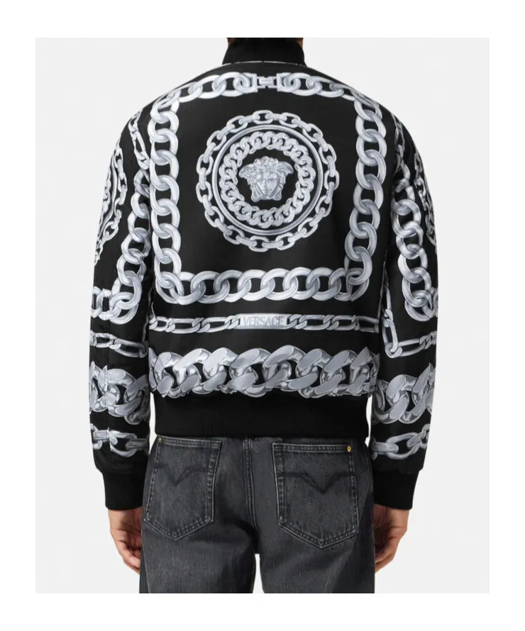Reversible Zipped Bomber Jacket
