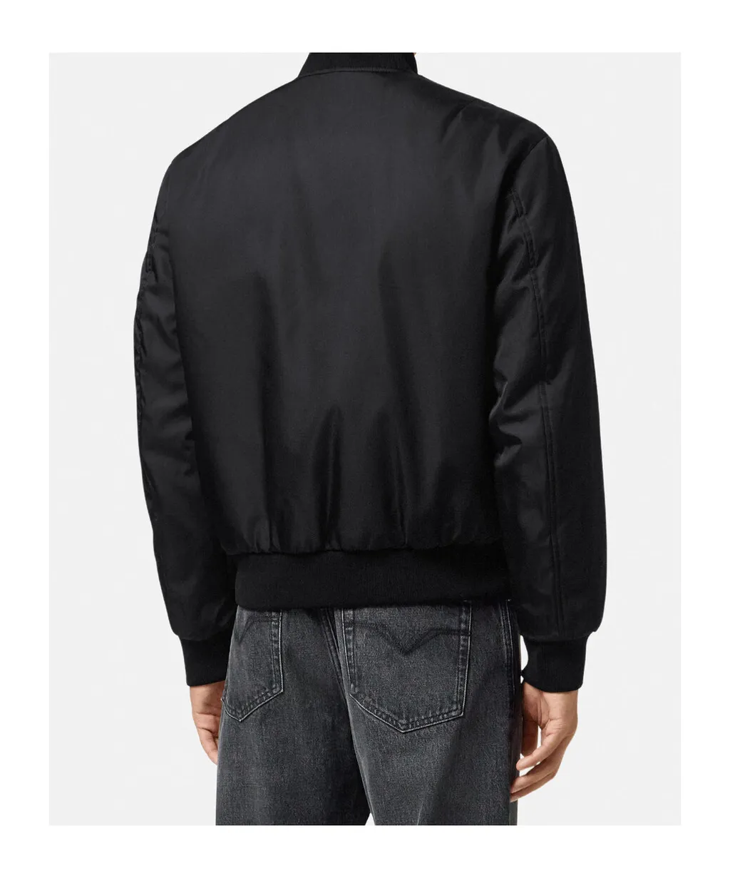 Reversible Zipped Bomber Jacket