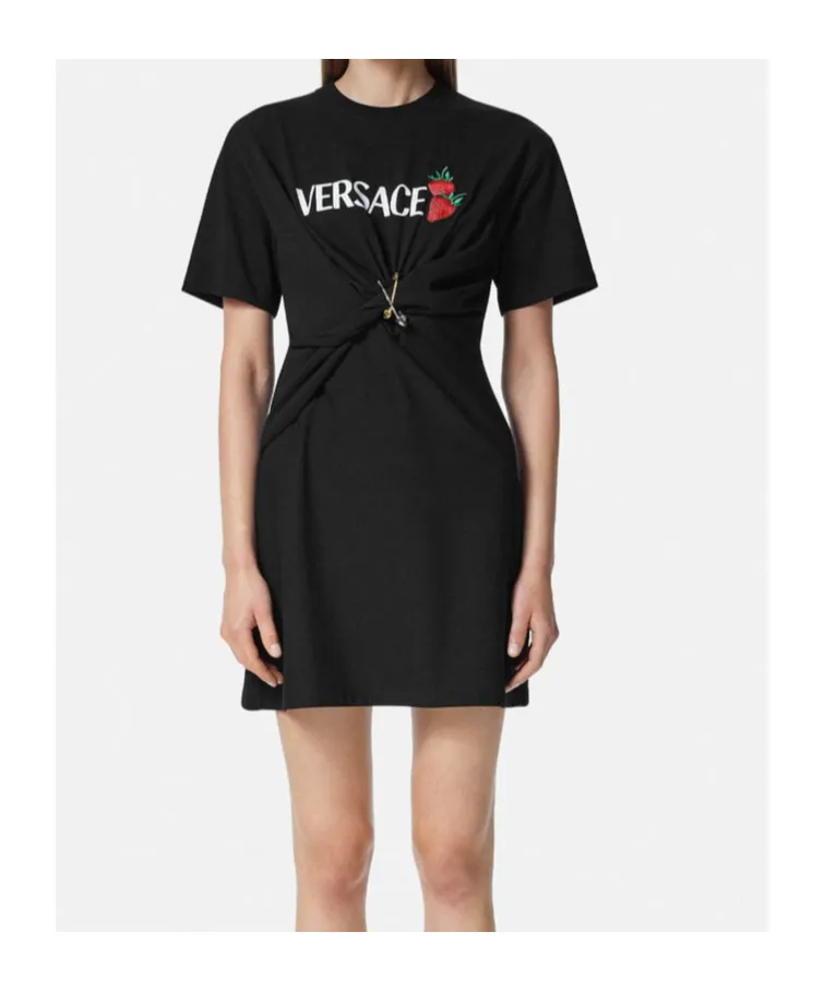 Logo-Printed Mini T-Shirt Dress