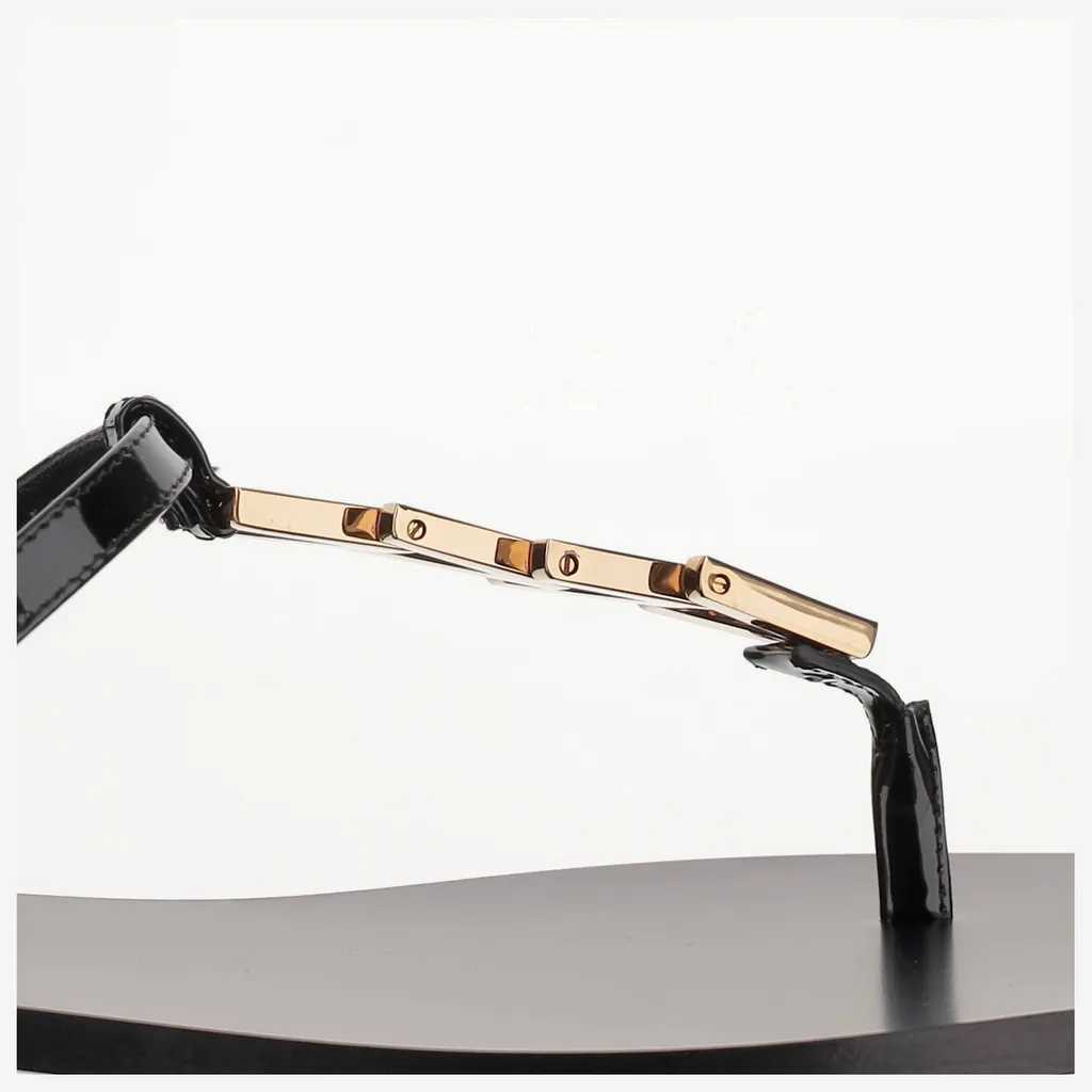 V-Chain Square-Toe Sandals