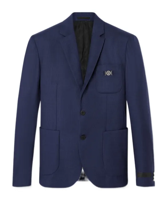 Medusa Head Single-Breasted Tailored Blazer