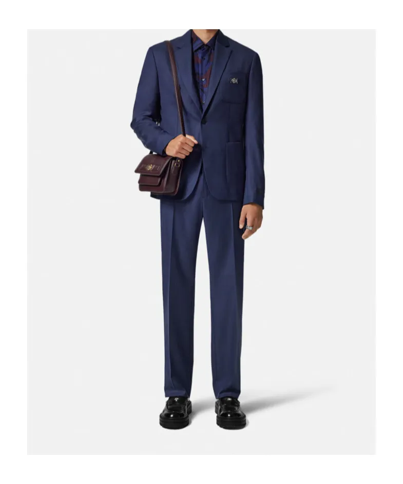 Medusa Head Single-Breasted Tailored Blazer