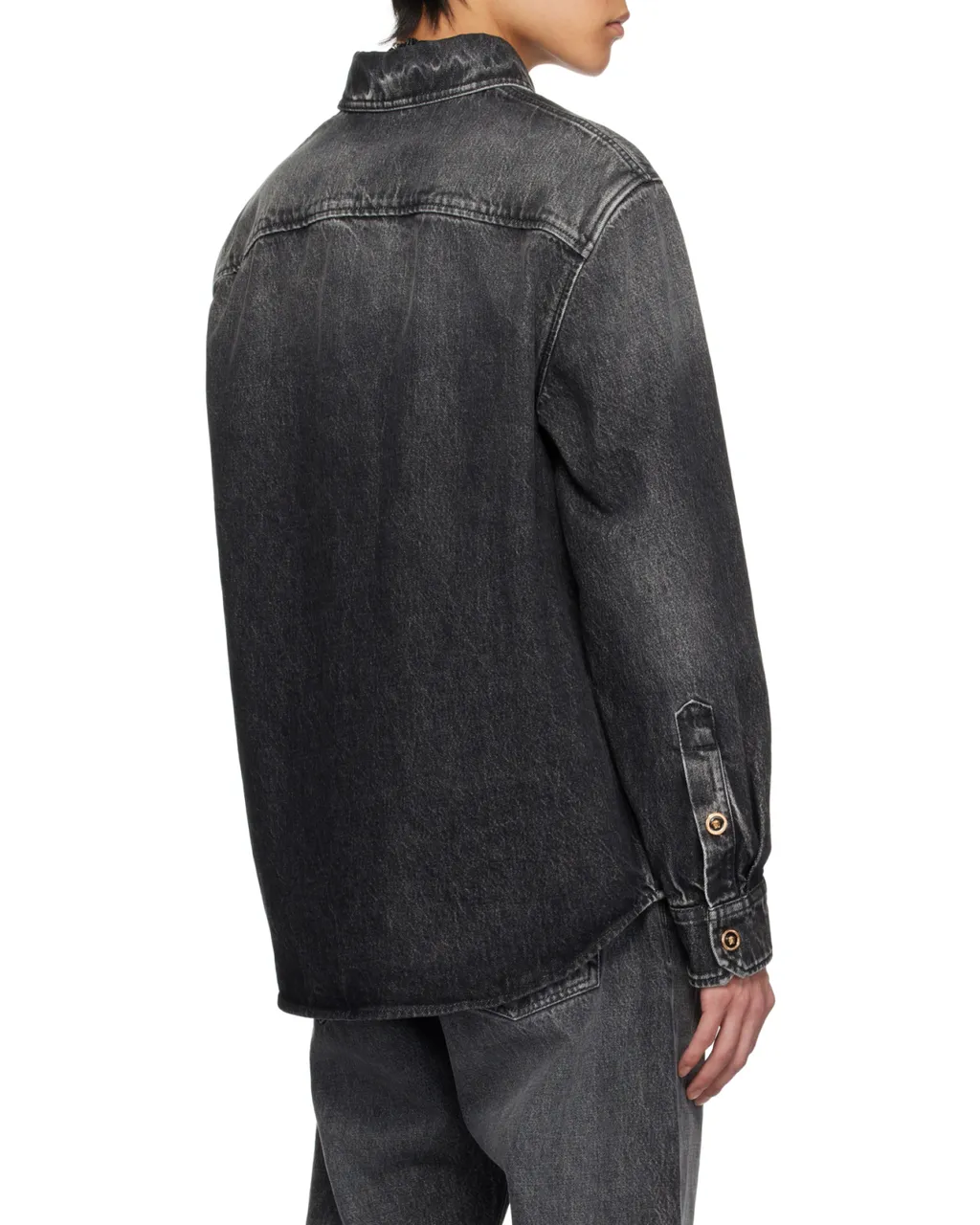 Button-Up Denim Shirt
