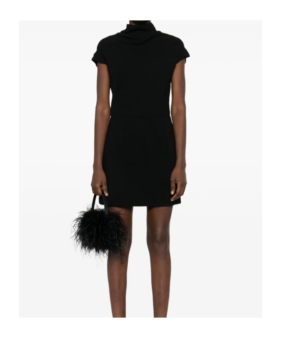 Crepe Mini Dress