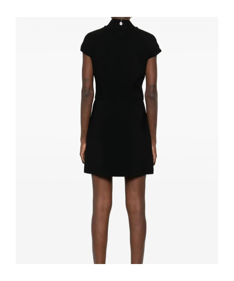 Crepe Mini Dress