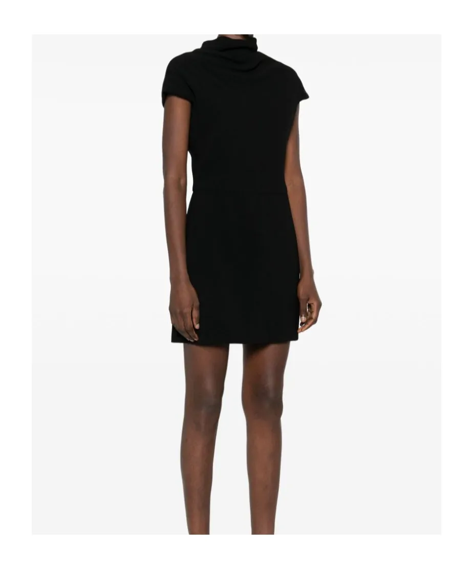 Crepe Mini Dress