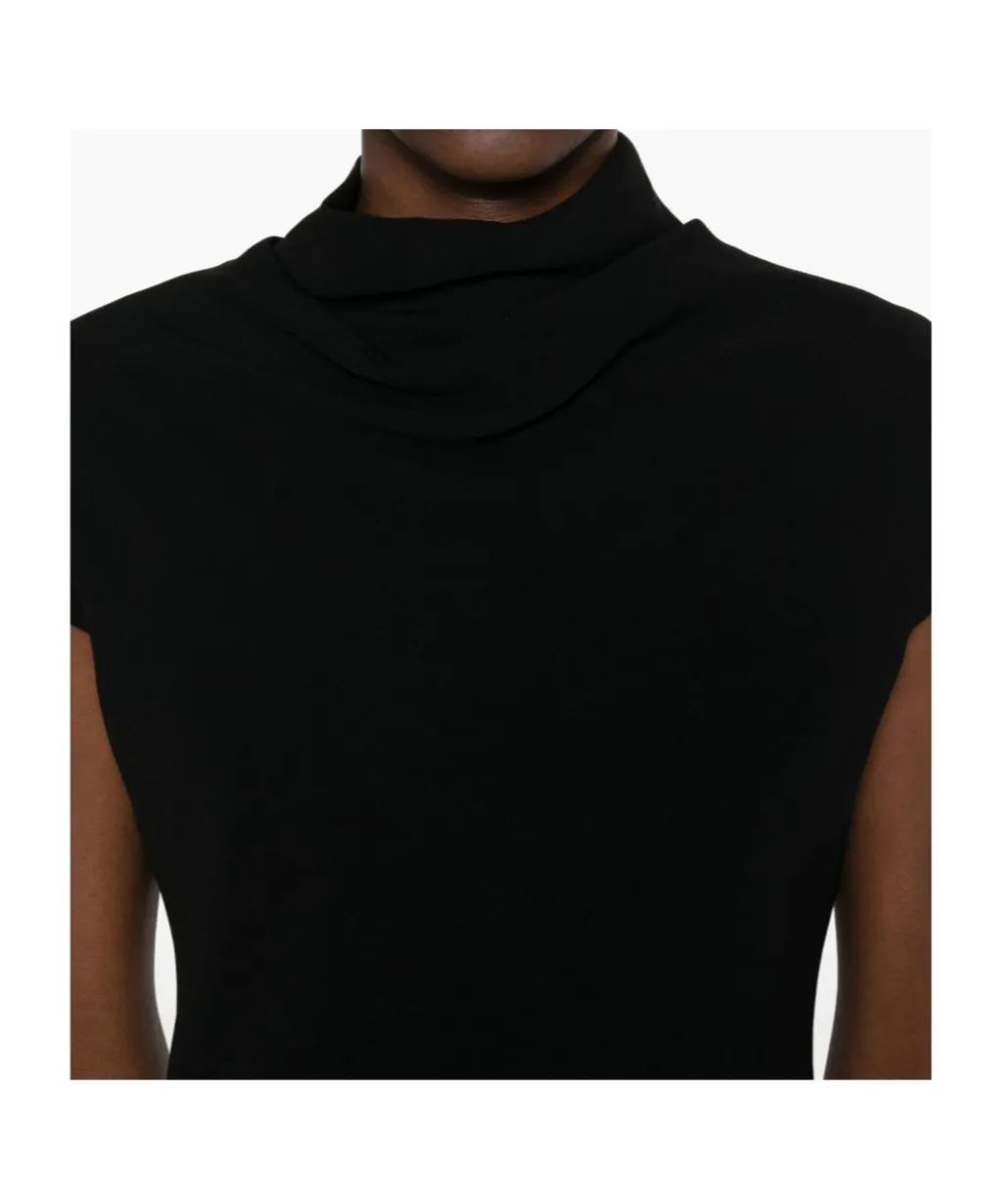 Crepe Mini Dress