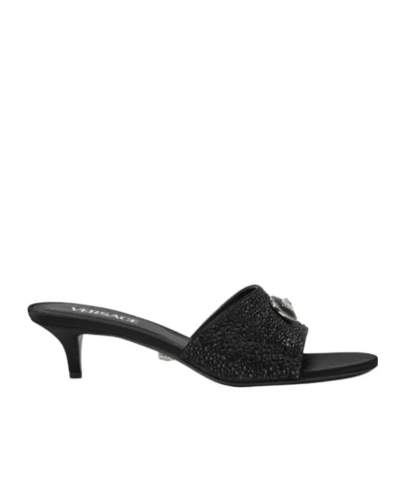 Alia Embellished Heeled Mules