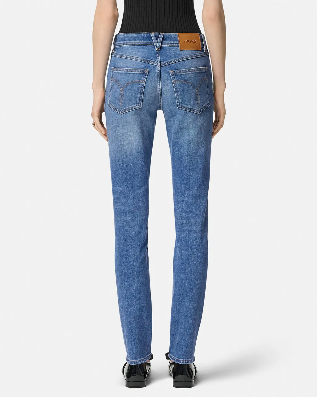 Tapered Leg Jeans