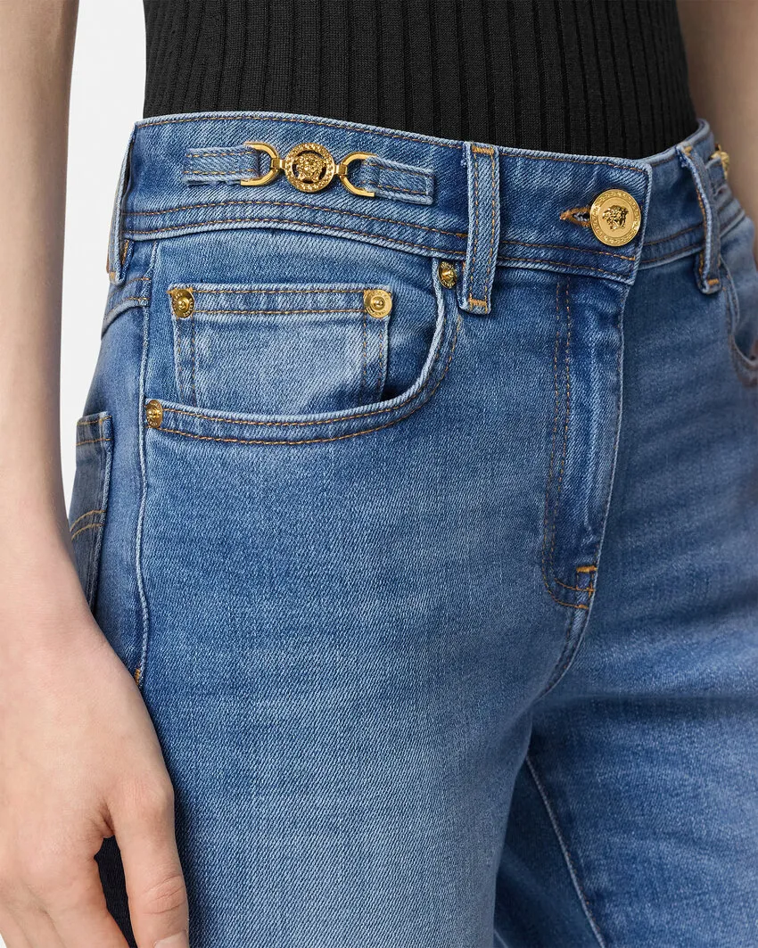 Tapered Leg Jeans