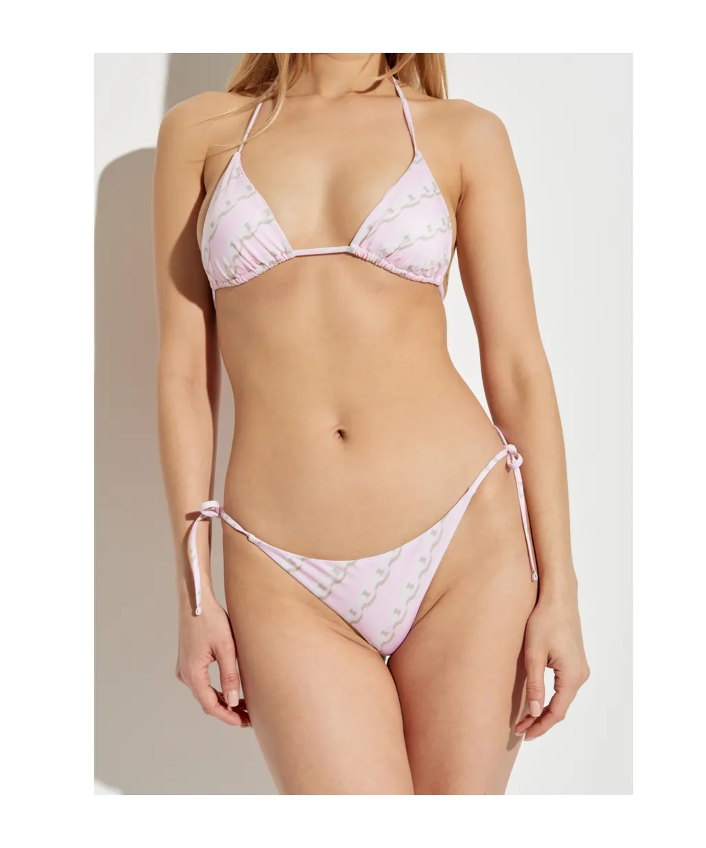 Chain-Link Print Bikini Briefs