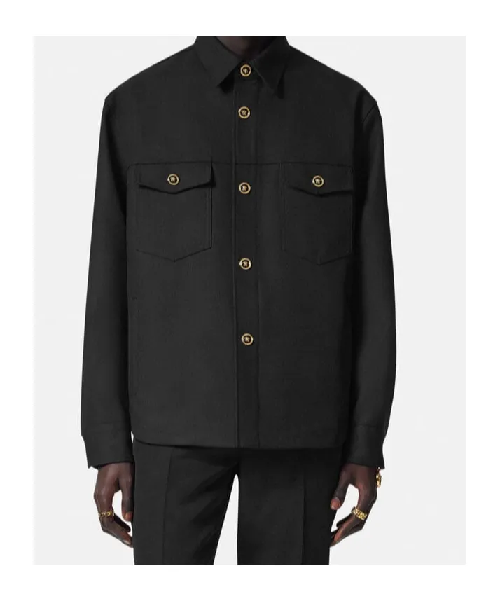 Medusa Head Button-Up Jacket