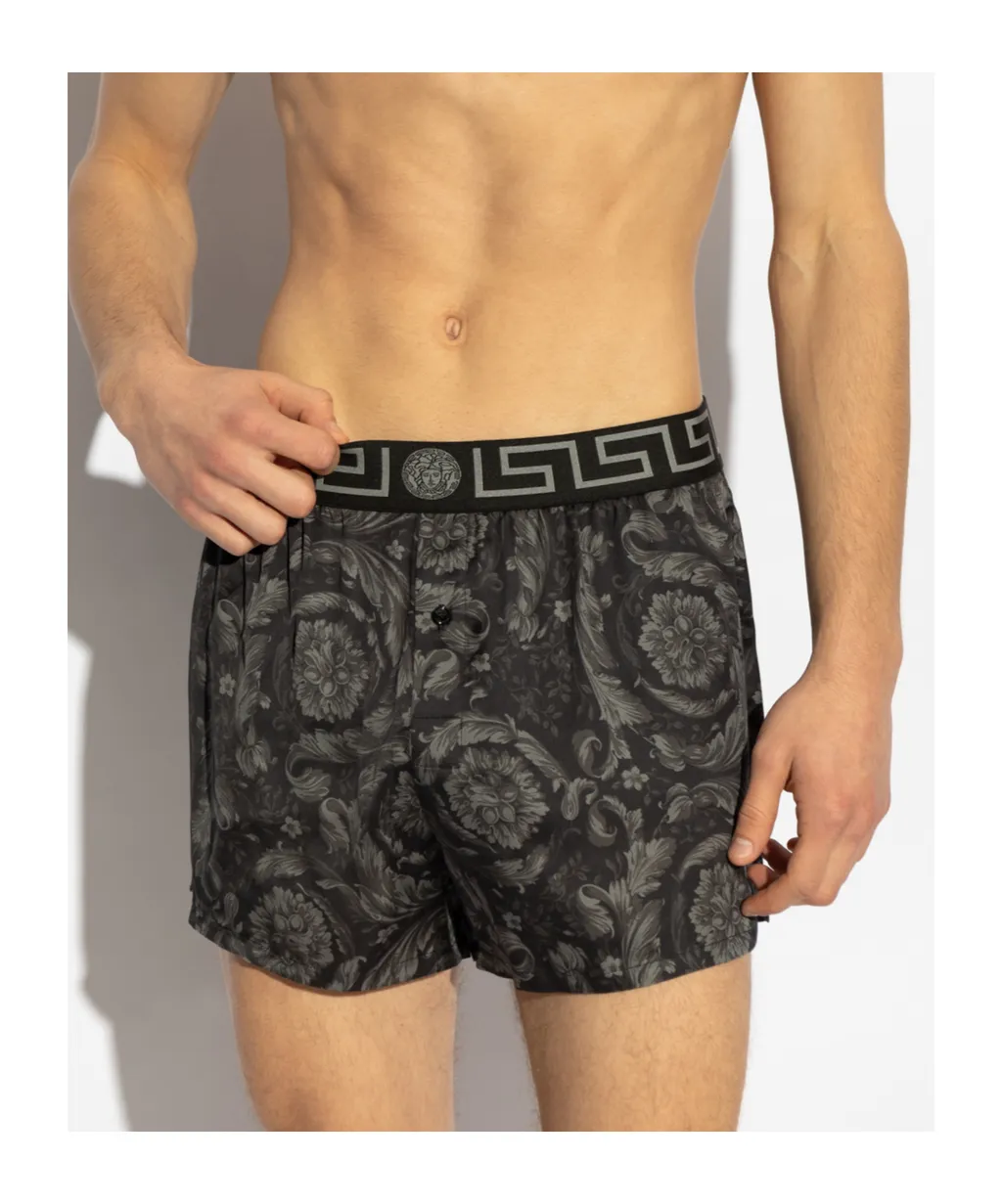 Barocco Pattern Printed Underwear Shorts