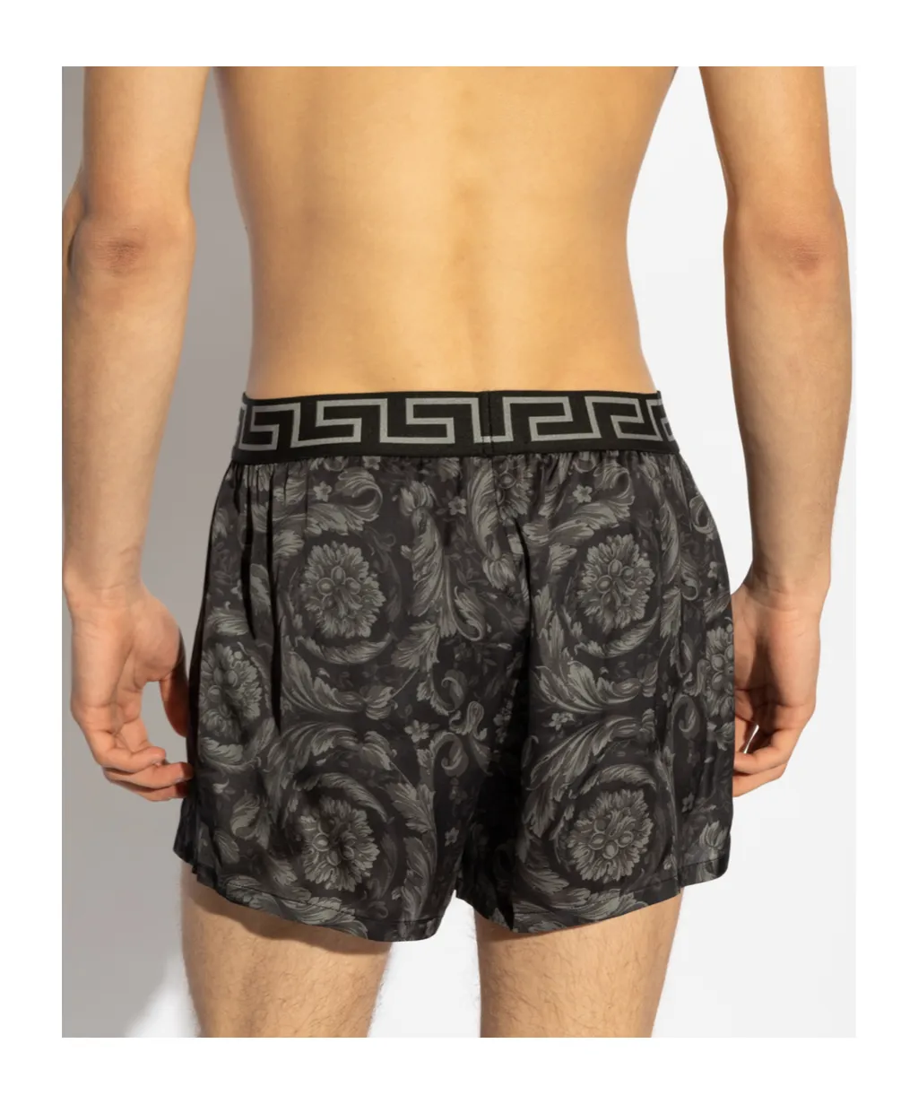 Barocco Pattern Printed Underwear Shorts