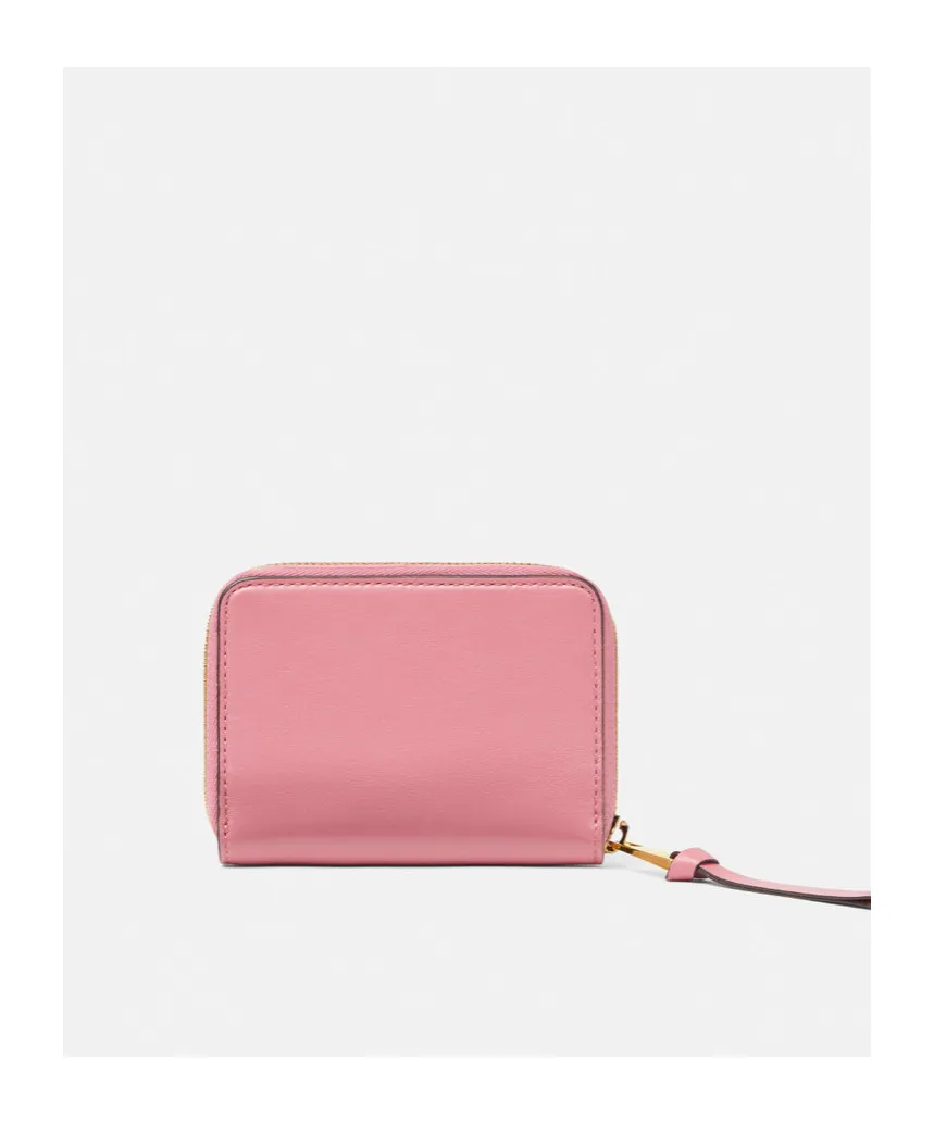 Logo-Lettering Zipped Wallet