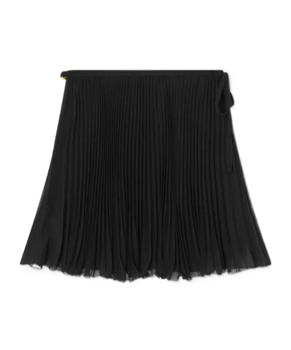 Pleated Mini Skirt