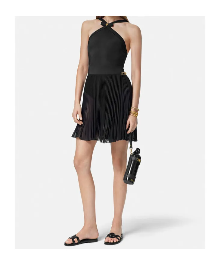 Pleated Mini Skirt