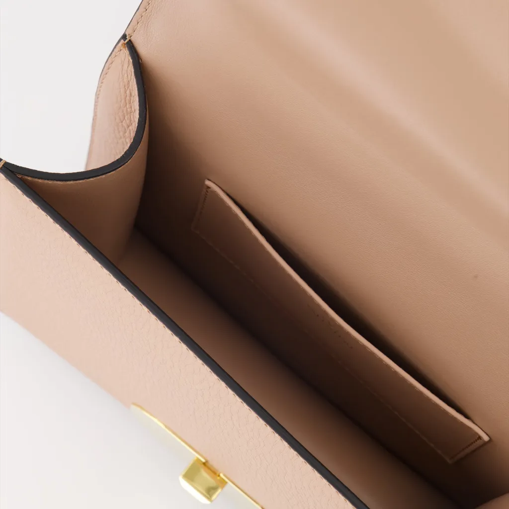 Vlogo Signature Foldover Top Shoulder Bag