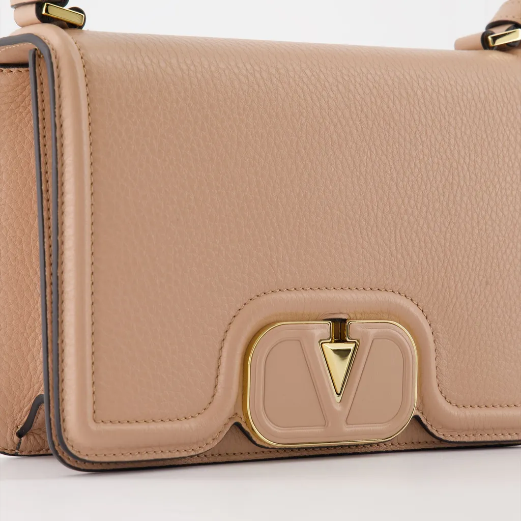 Vlogo Signature Foldover Top Shoulder Bag