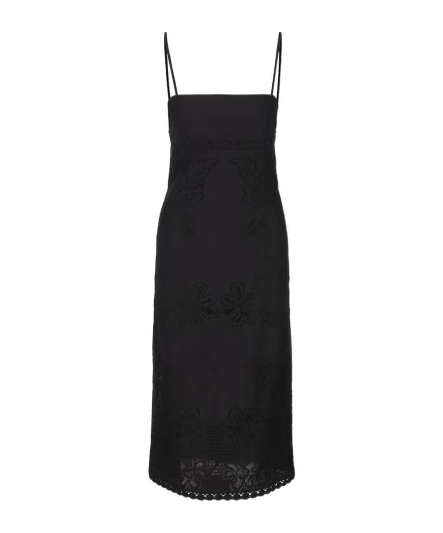 Floral Patterned Sleeveless Dress