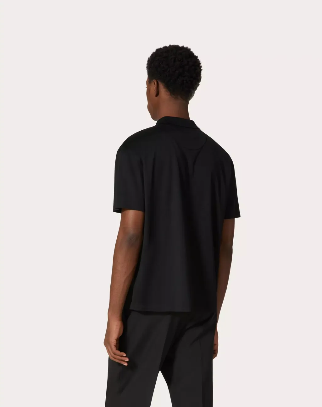 Button Detailed Straight Hem Polo Shirt