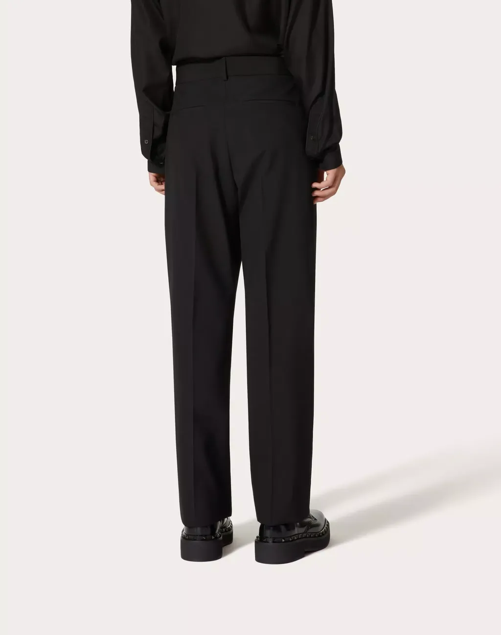 Mid-Rise Tailored Trousers