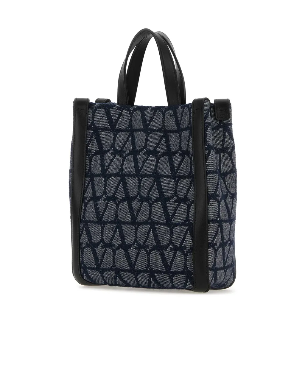 All-Over Logo Patterned Top Handle Bag