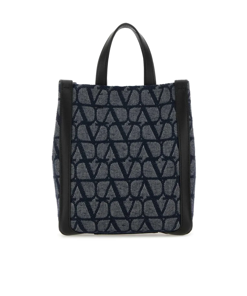 All-Over Logo Patterned Top Handle Bag