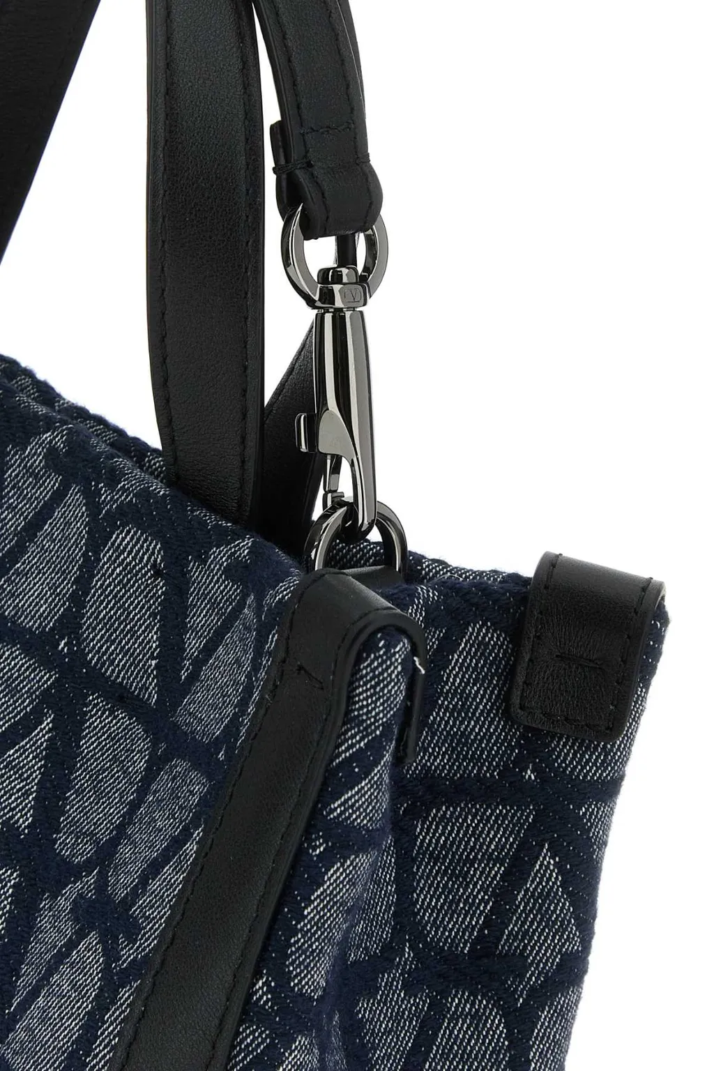 All-Over Logo Patterned Top Handle Bag