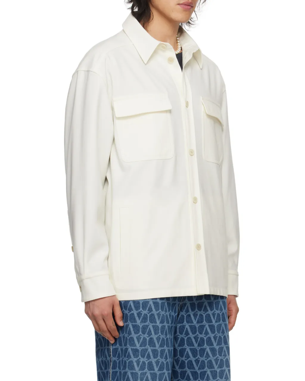 Lapel Long-Sleeved Shirt