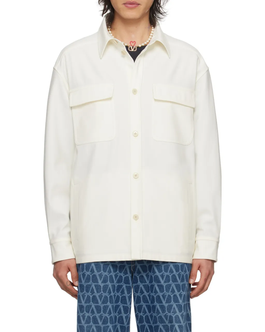 Lapel Long-Sleeved Shirt