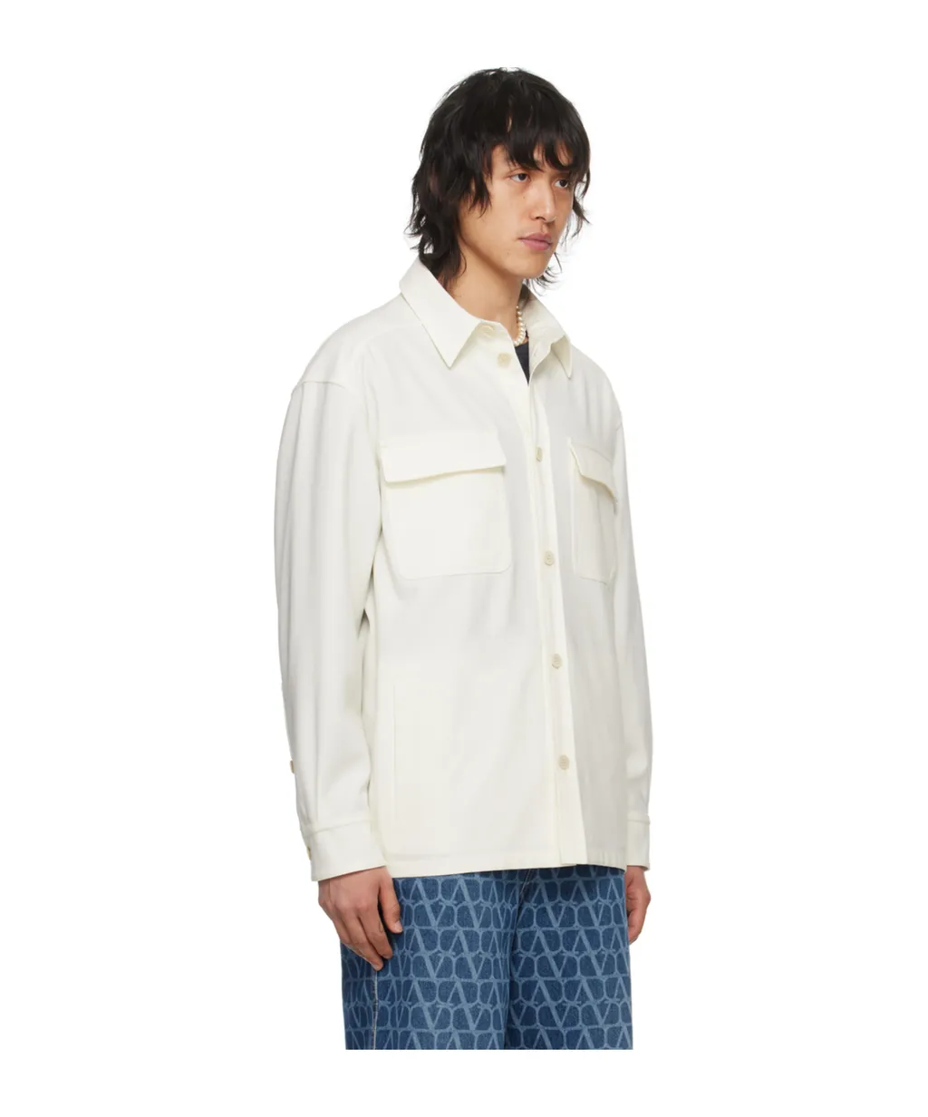 Lapel Long-Sleeved Shirt