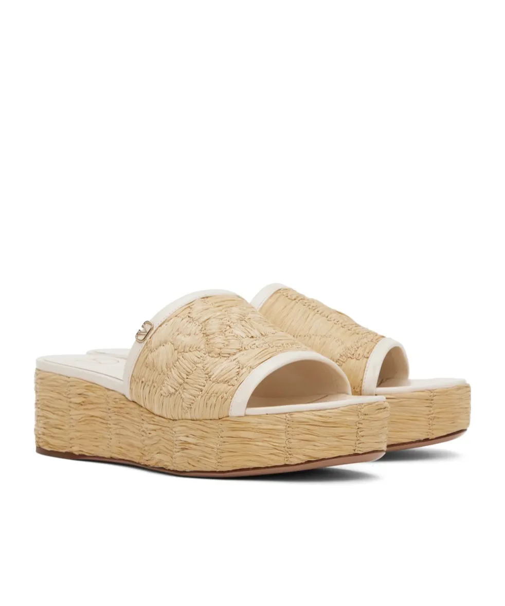 Platform Slide Sandals