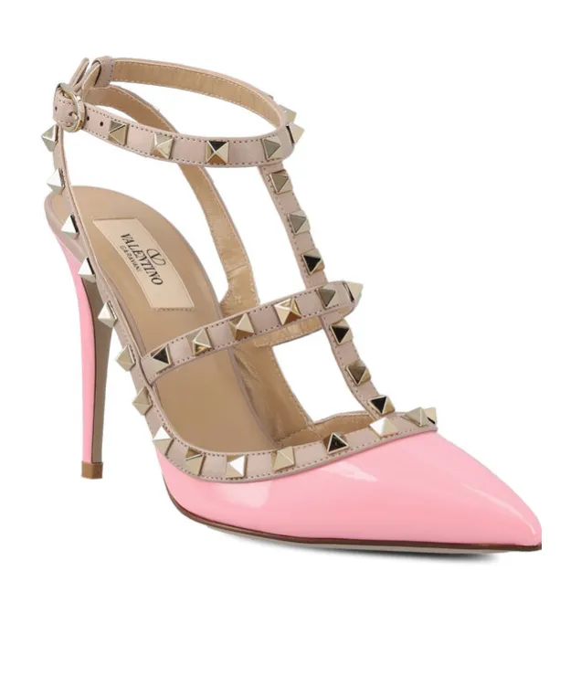 Rockstud Pointed Toe Pumps