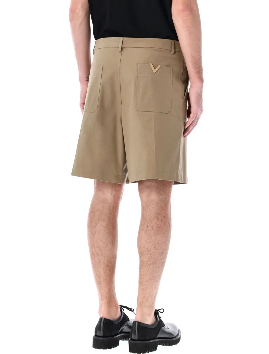 Logo Plaque Bermuda Shorts