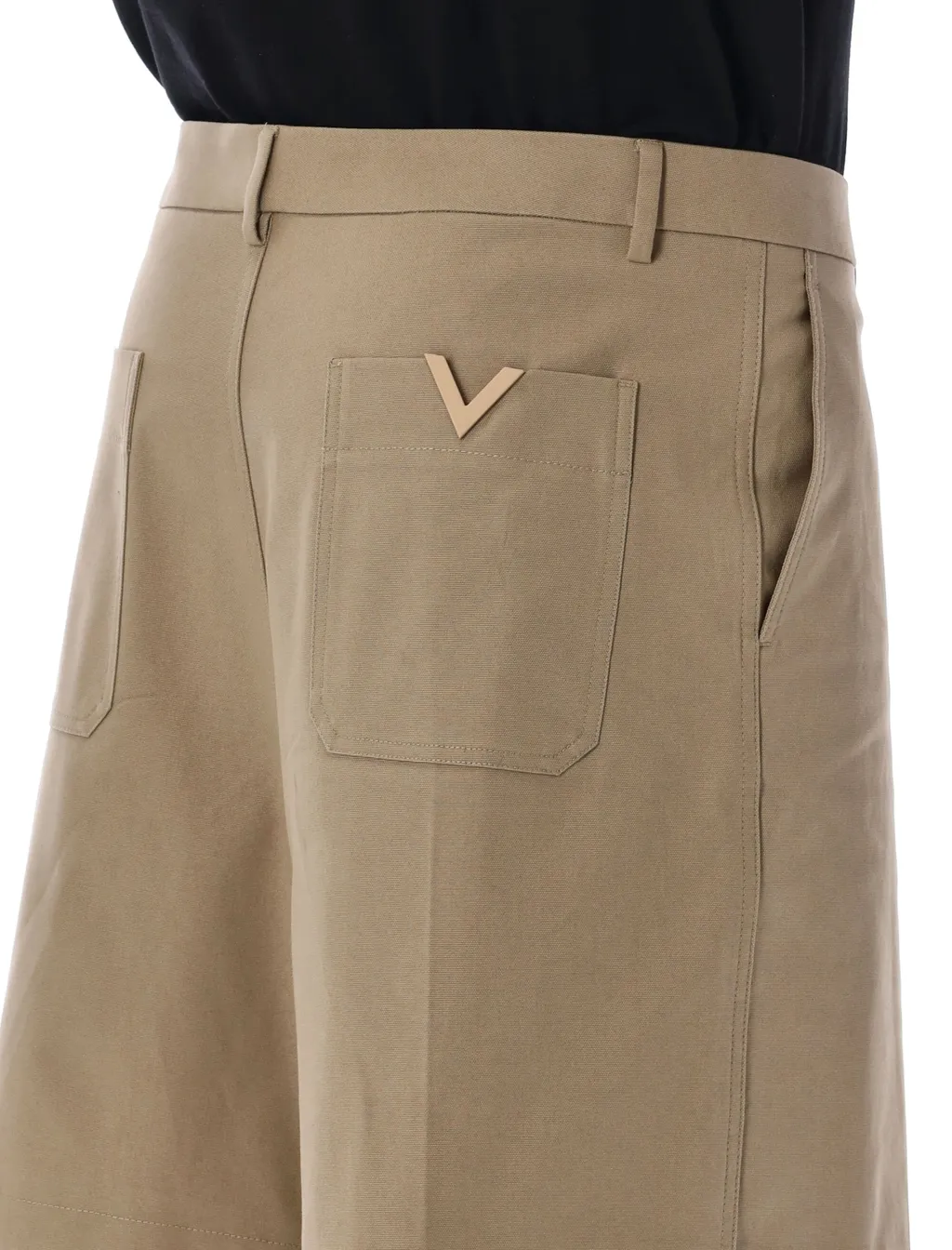 Logo Plaque Bermuda Shorts