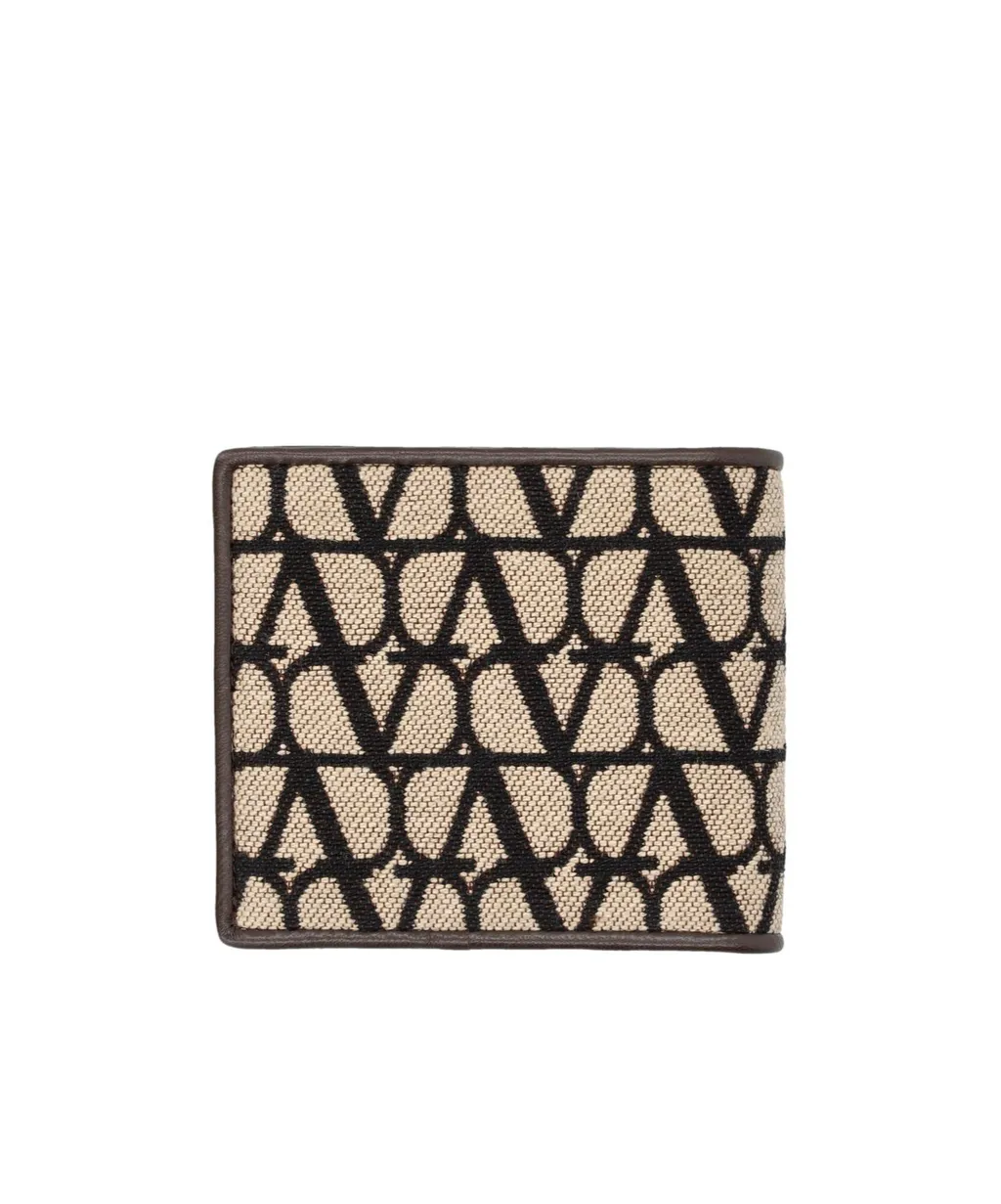All-Over Logo Patterned Bi-Fold Wallet