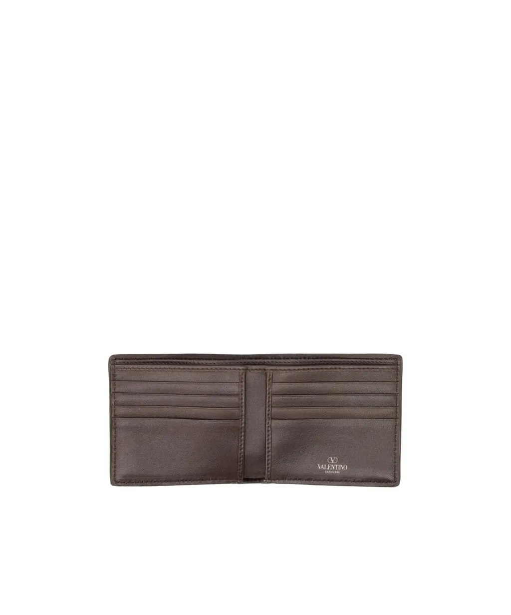 All-Over Logo Patterned Bi-Fold Wallet