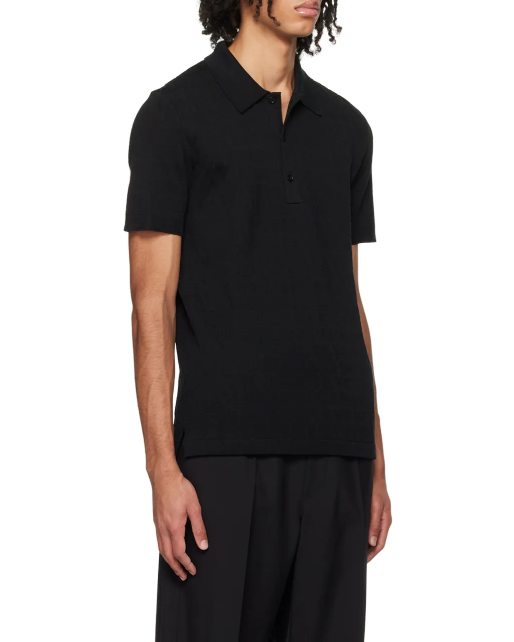 Lapel Short-Sleeved Polo Shirt