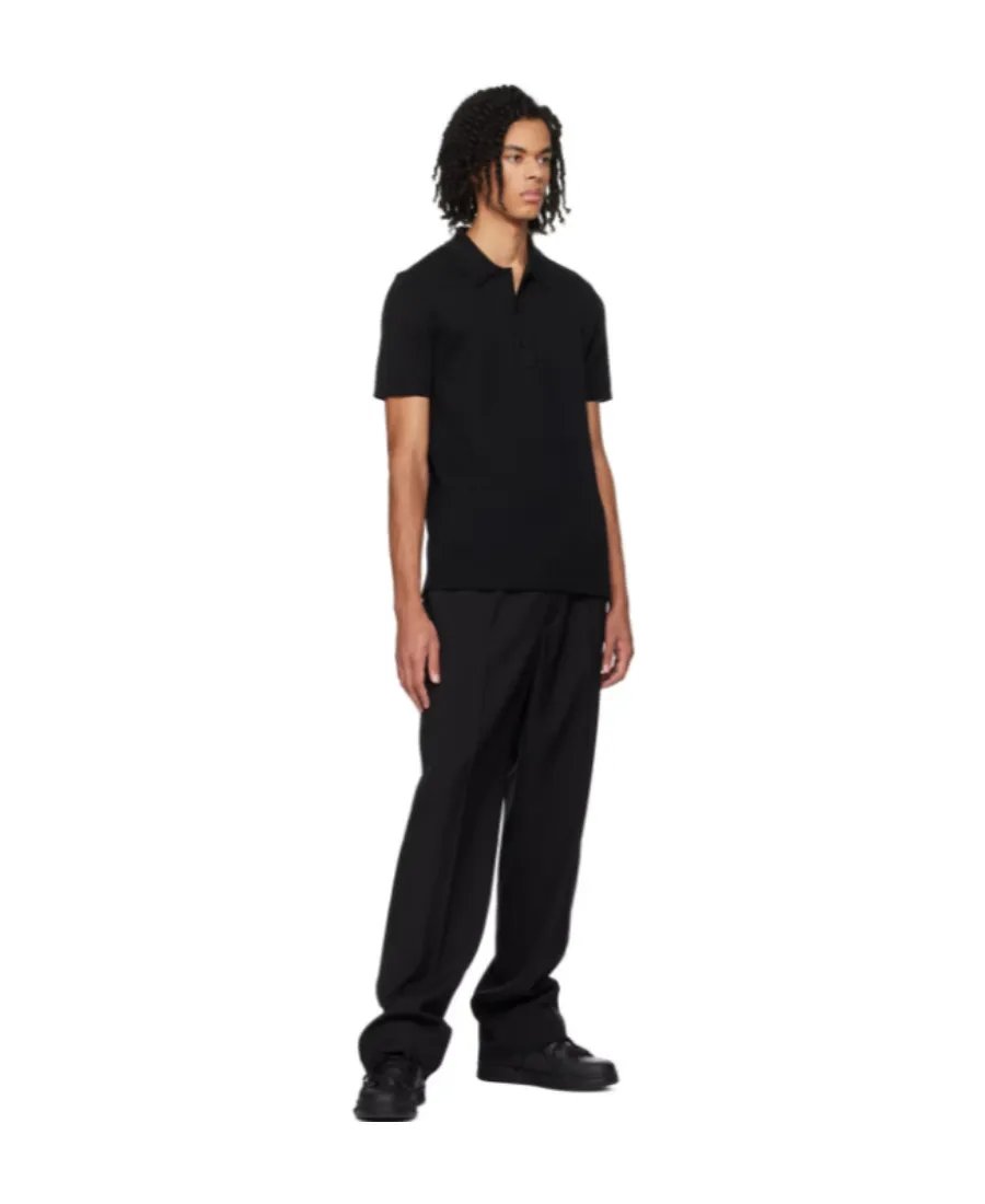 Lapel Short-Sleeved Polo Shirt